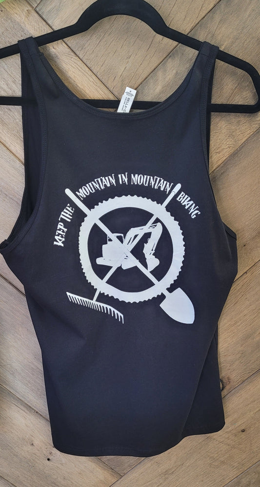 Tank T-Shirt "Keep The Mountain In Mountain Biking"