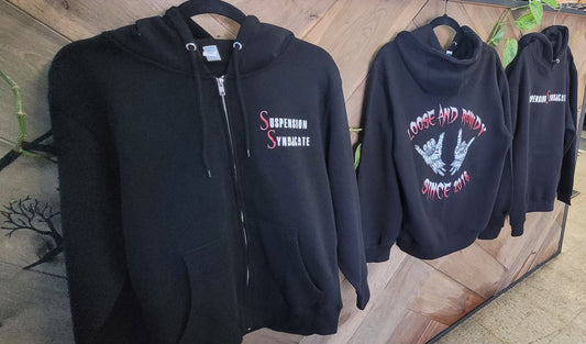 Syndicate Zip Up Hoodies "Loose And Roundy Since 2017"