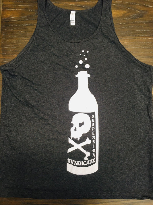 Suspension Syndicate Tonic sleeveless Tank Top T-shirt, heather grey